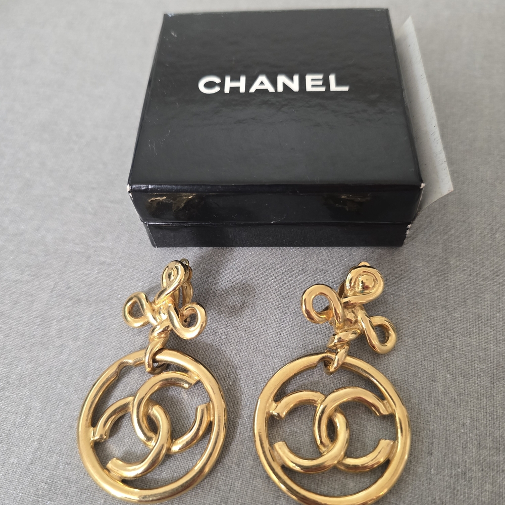 Chanel Gold Earrings